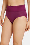 Zivame Anti-Microbial High Rise Full Coverage Tummy Tucker Hipster Panty (Pack of 2) - Multicolor — thumbnail 15